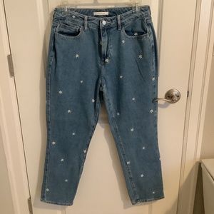 PacSun Daisy Print Mom Jeans